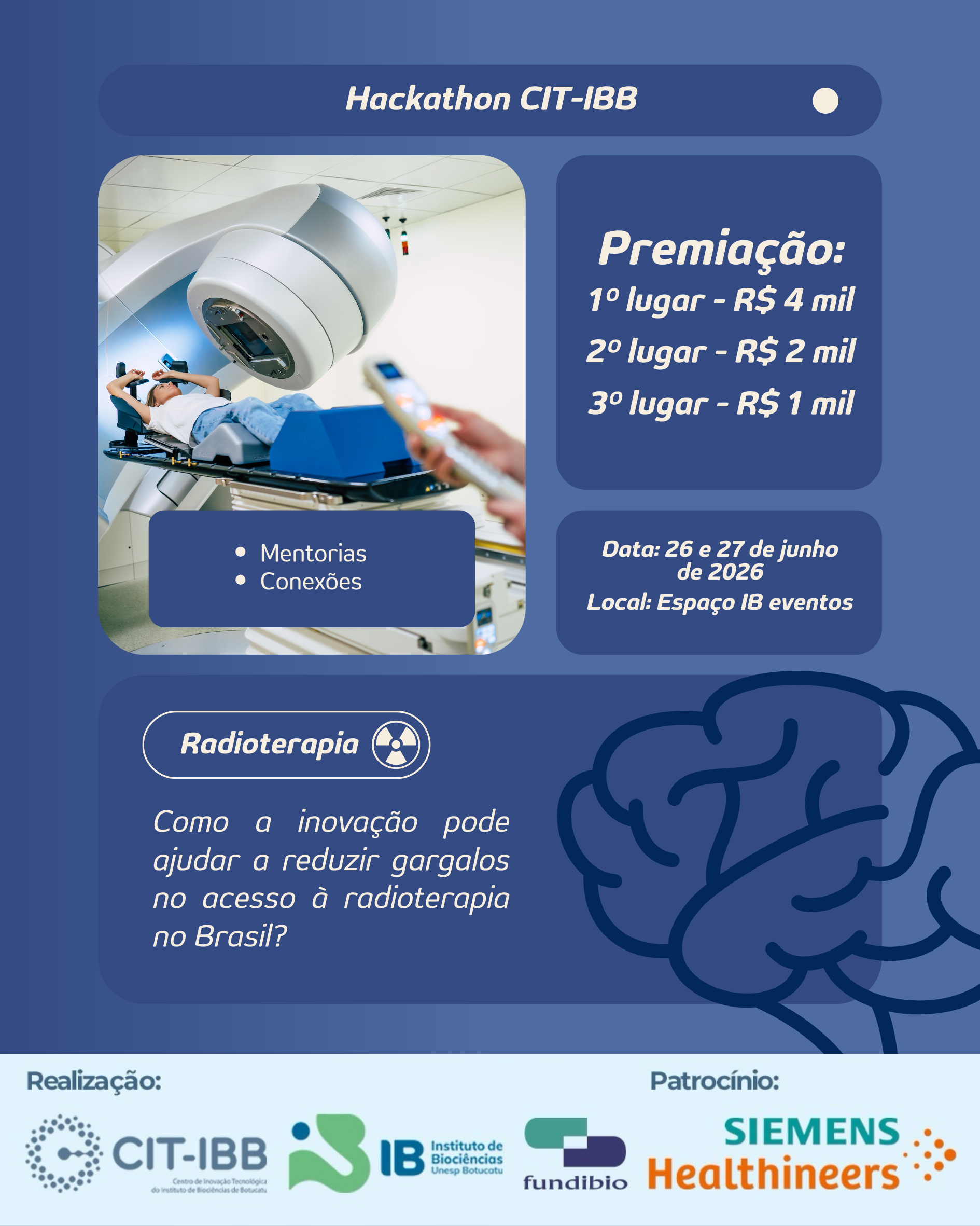 Inscrições Abertas: Hackathon CIT-IBB e Fundibio na Unesp